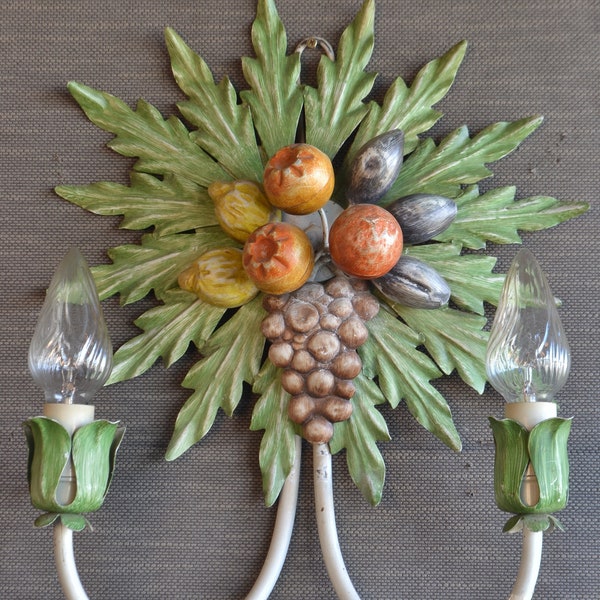 Belle applique de fleur de tole avec divers fruits (2022005)