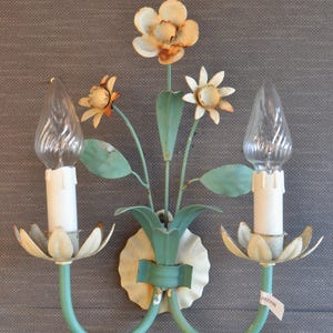 Tole Flower sconce (2022098)