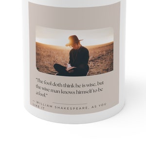 Shakespeare Quote Ceramic Mug - As You Like It - 11oz
