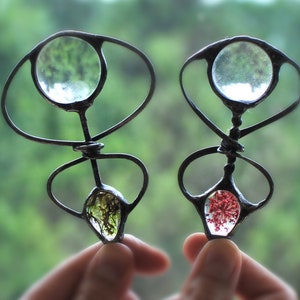 Magnifying Glass, Loupe Pendant, moss necklace, Loupe necklace, hipster pendant, retro pendant, magnifier, useful gift, gift for mom