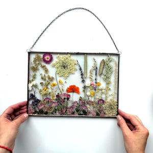 Regalo per la sposa dalla damigella d'onore, fiori pressati, 1° anniversario, bouquet di fiori secchi, regalo di ringraziamento per la sposa, genitori del matrimonio