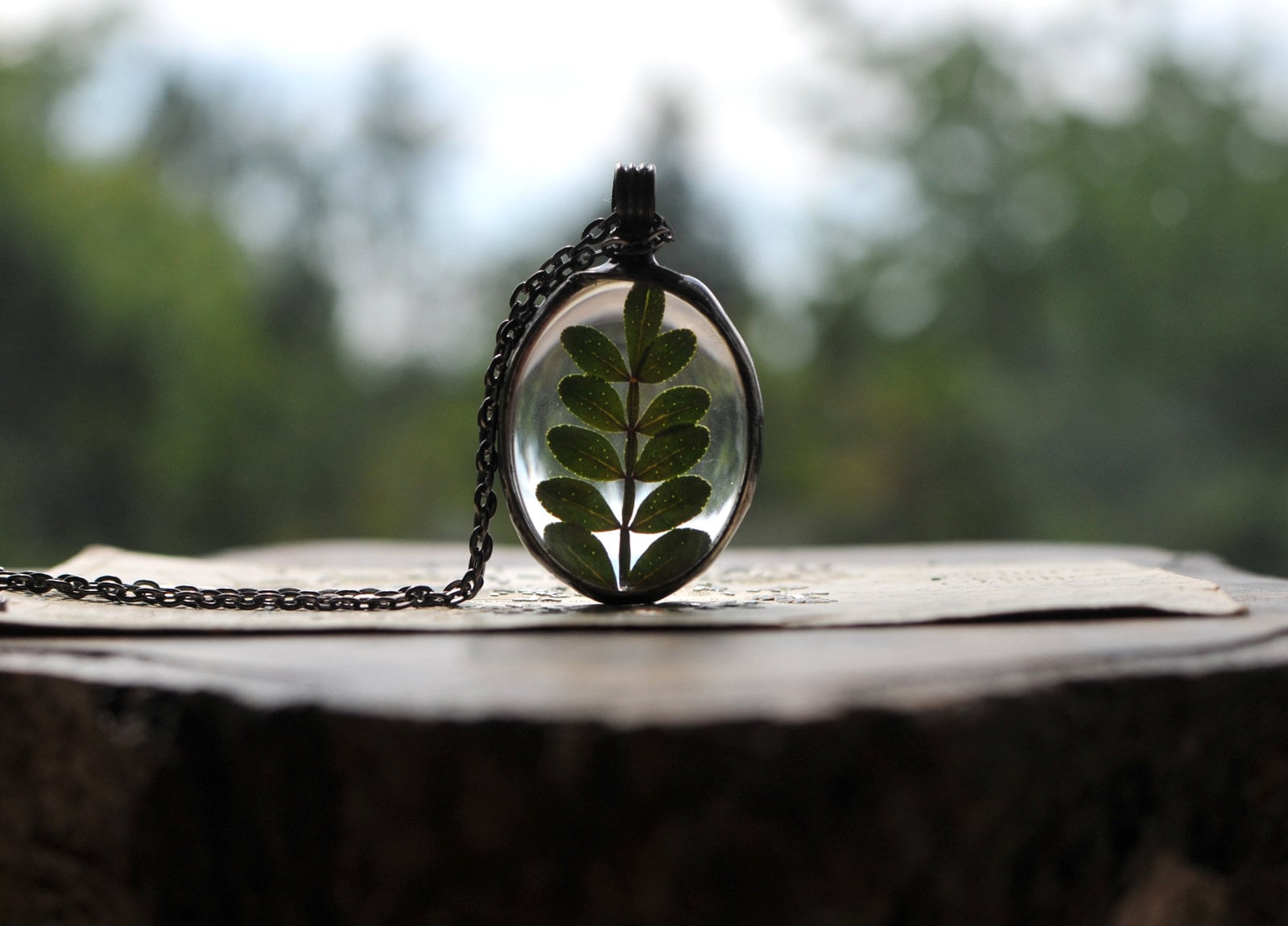 Nature Necklace, Terrarium Necklace, Terrarium Jewelry, Bridesmaid Gift, sister Necklace, Bridal Jewelry, Friend Necklace