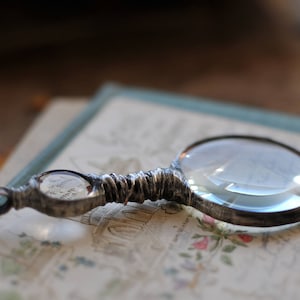 loupe necklace, magnifying glass, magnifying necklace, hipster jewelry, wearable loupe, prism necklace, wonderlust gift, gift for mom