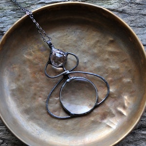 Crystal Necklace, Prism Necklace, Kaleidoscope Necklace, Loupe Necklace, Magnify Necklace, Gift For Grandma, Useful Gift, Reading Loupe