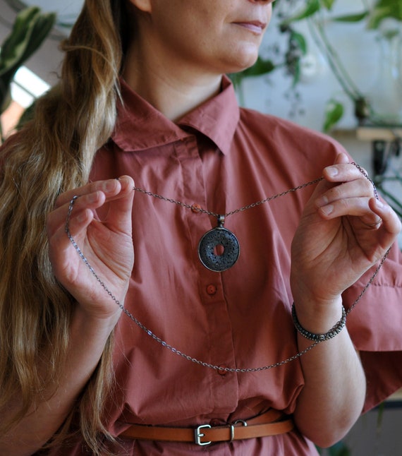 Lava Stone Necklace Essential Oil 
