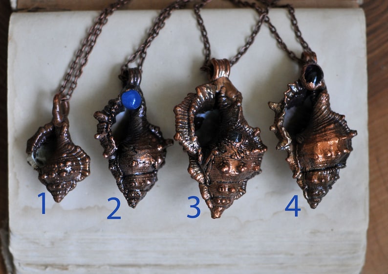 shell electroformed jewelry Bohemian Jewelry Nautical Necklace Mermaid/'s necklace nautical jewelry Bech Lover Real Shell necklace