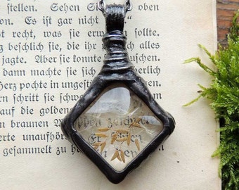 Cadeau de Saint-Valentin, Collier de pissenlit, Pendentif de pissenlit, collier de terrarium, botanique, faire un vœu, fleurs pressées