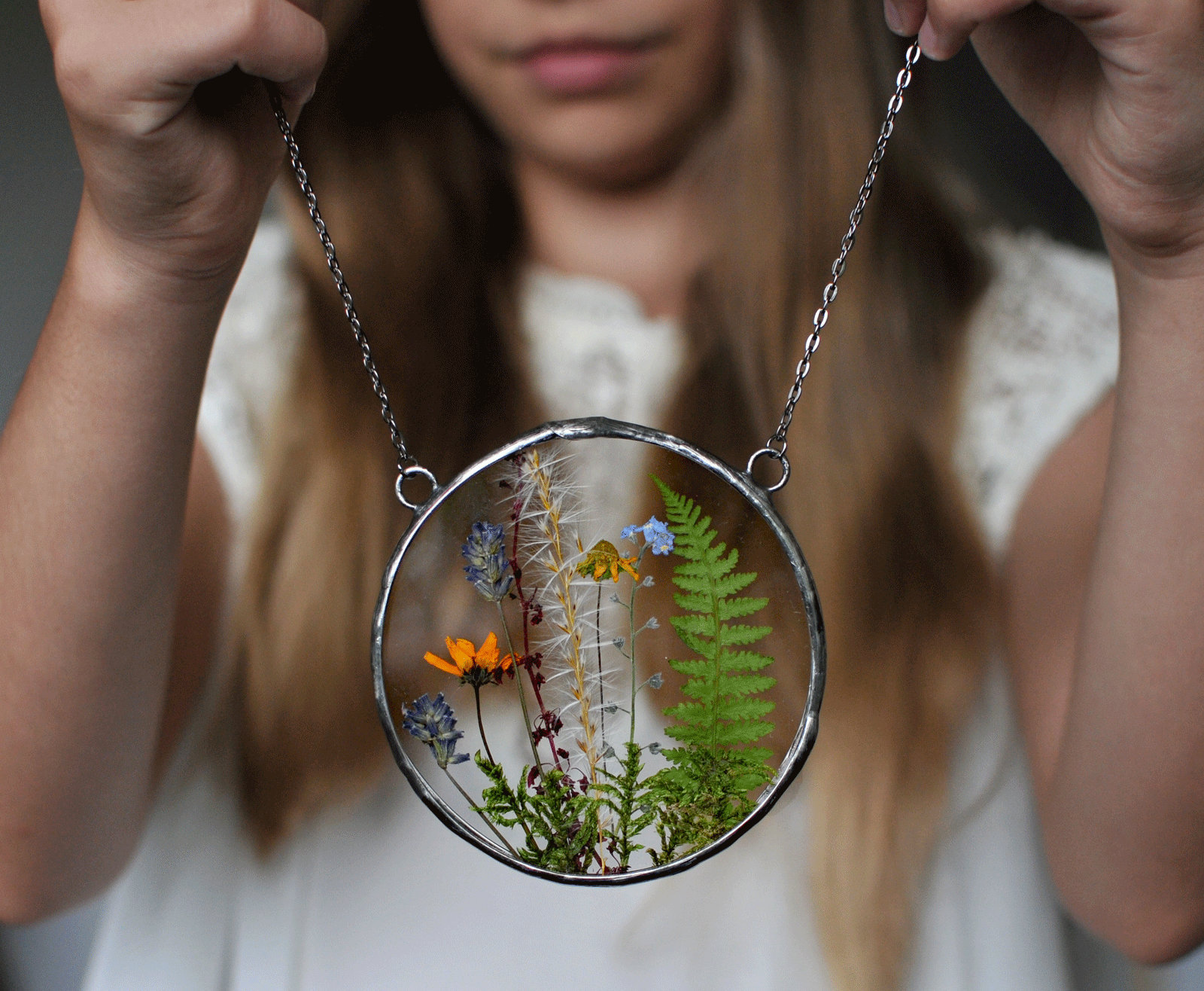 Stained Glass Frame Pressed Flower Frame Pressed Plant Etsy Australia