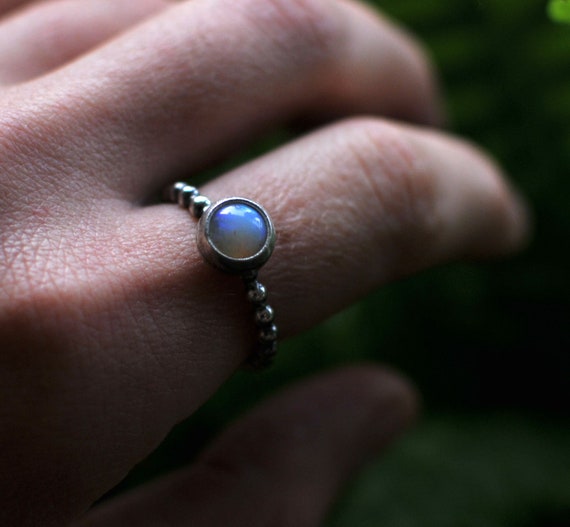 Banithani Ethiopian Opal 925 Gemstone Finger Ring/  Silver Rings Wedding Women Jewelry