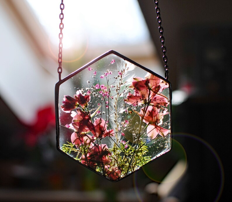 Pressed Flower Frame Herbarium Pressed Flower Art Pressed Etsy Canada