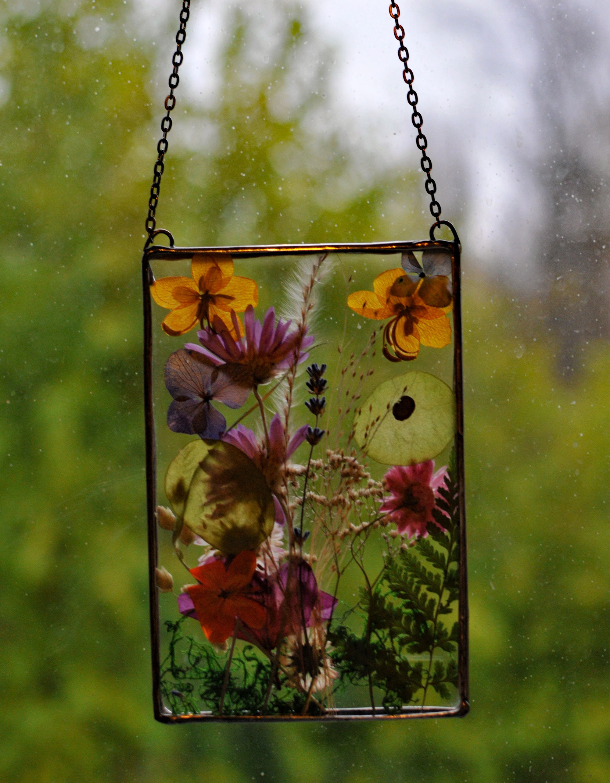 Hanging Frame Pressed Flowers in Lee, NH