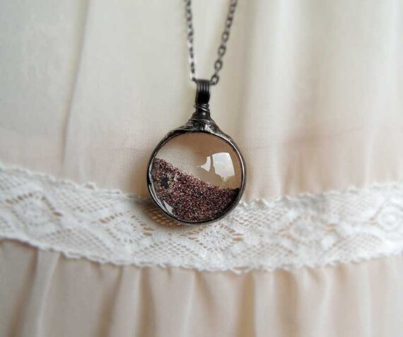 Moving Sand Necklace Shake Necklace 