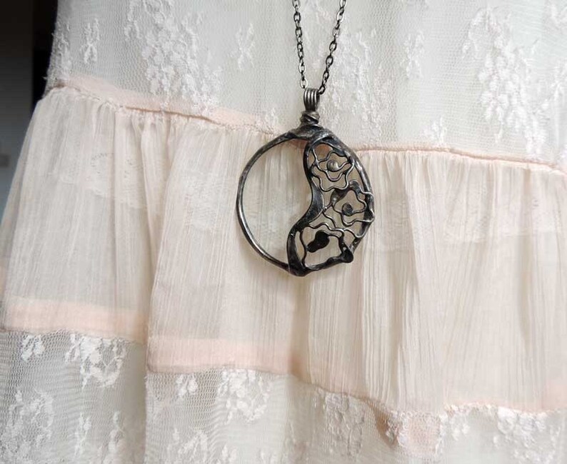 Loupe Necklace Retro Pendant Magnifying Necklace Useful Etsy