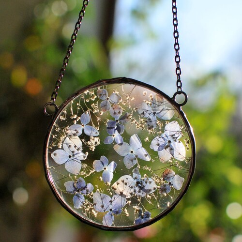 Stained Glass Frame Pressed Flower Frame Pressed Plant Etsy Australia