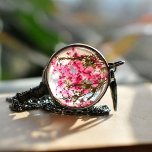 fiori pressati, porta tesserino, collana porta tesserino, cordino, collana con cordino, regalo per insegnanti, cordino da donna, cordino per chiavi, cordino per badge