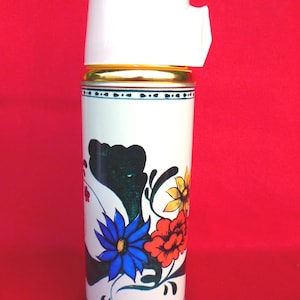 New Old Stock 80&#39;s Thermos - Vintage Thermos - Coffee Thermos - Cup Thermos - Tea Thermos - Travel Thermos 15oz/0.45lt SUNFLOWER China Nr25
