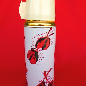 New Old Stock 80&#39;s Thermos - Vintage Thermos - Coffee Thermos - Cup Thermos - Tea Thermos - Travel Thermos 15oz/0.45lt SUNFLOWER China Nr29