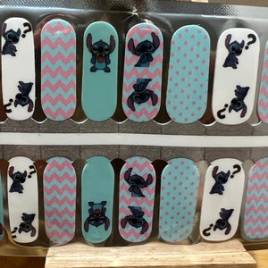 Stitch Nail Wraps / Nail Stickers / Nail Strips / Nail Polish Strips