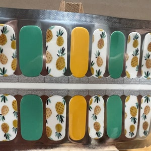 Pineapples Nail Wraps / Nail Stickers / Nail Strips / Nail Polish Strips
