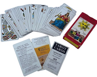 Vintage AG Muller Tarot Card Deck: Swiss 1JJ Set, 78 Cards