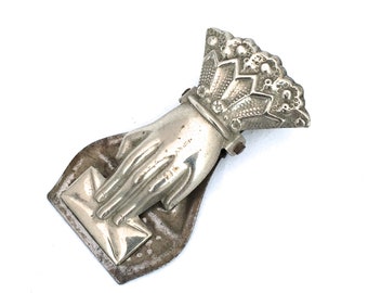 Metal Money Clip Etsy - antique small hand clip silver plated paper clip letter holder victorian silver hand envelope antique hand clip metal money clip
