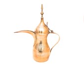 Vintage Brass Dallah Coffee Urn or Teapot, Decorative Bahrain Middle Eastern Coffee Pot, Etched Teapot, Engraved Arabic Coffee Pot, Turkish