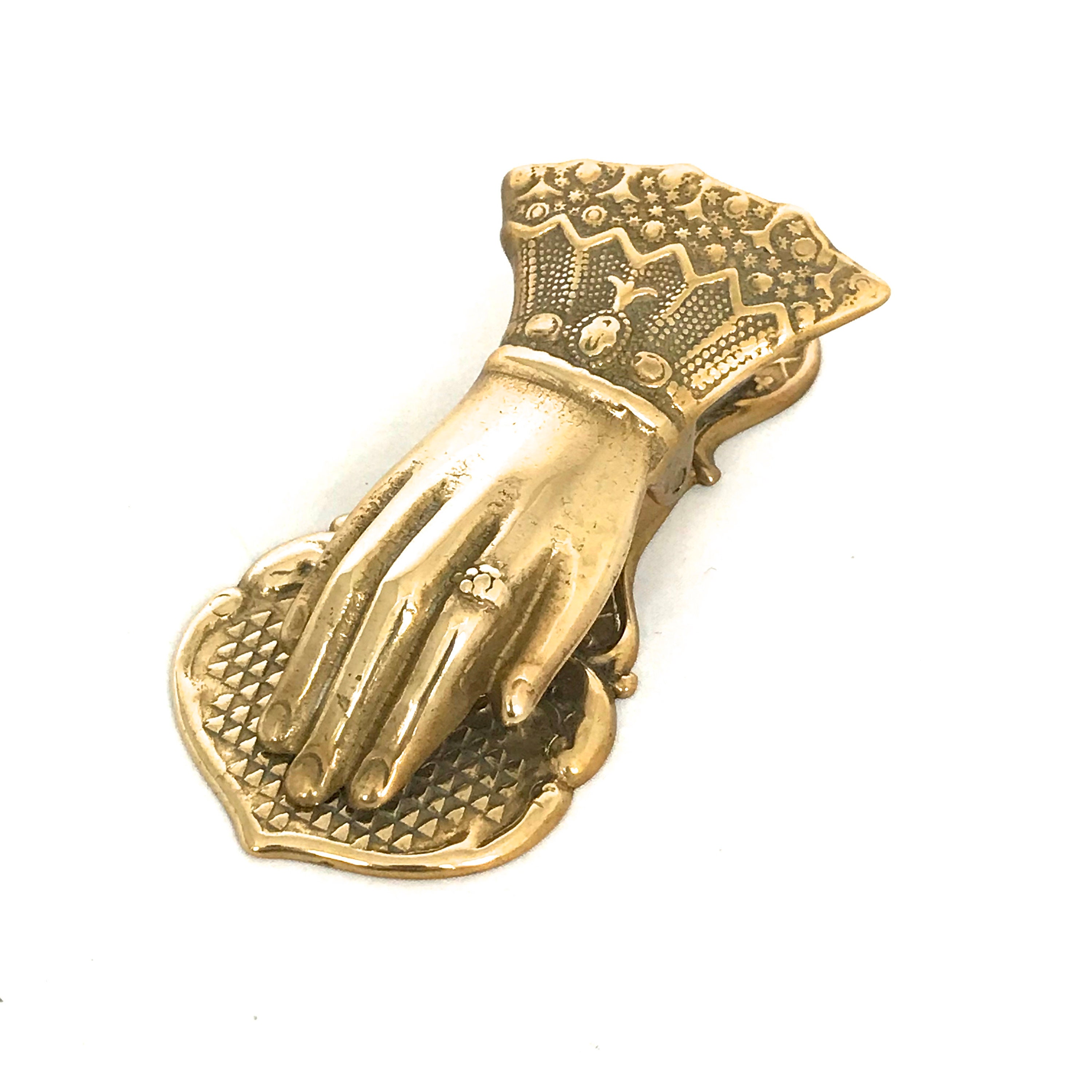 Vintage Brass Hand Clip Brass Paper Clip Brass Letter | Etsy