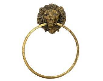 Brass Lion Ring | Etsy