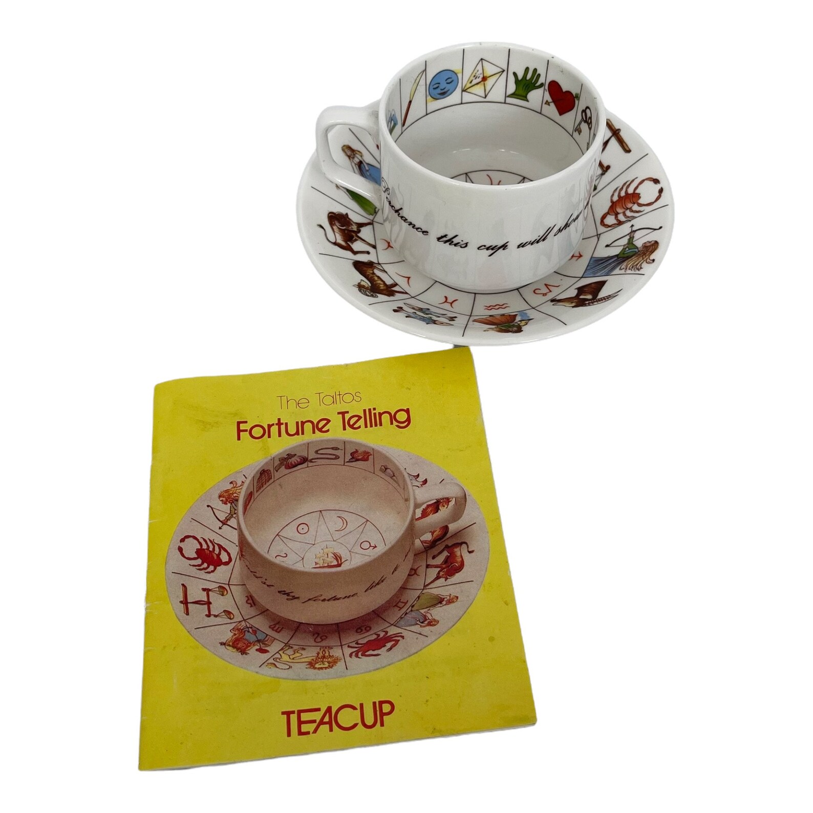 Vintage the Taltos Royal Kendal Fortune Telling Cup Saucer & Etsy UK