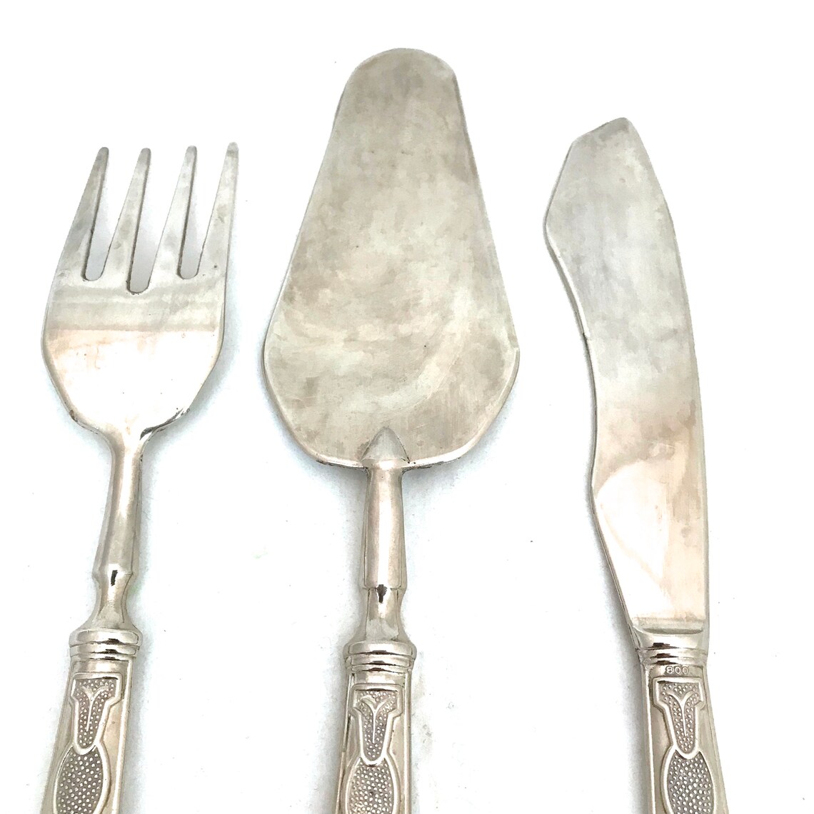 Vintage Silver Plated Cake Serving Set Wedding Cake Set Etsy