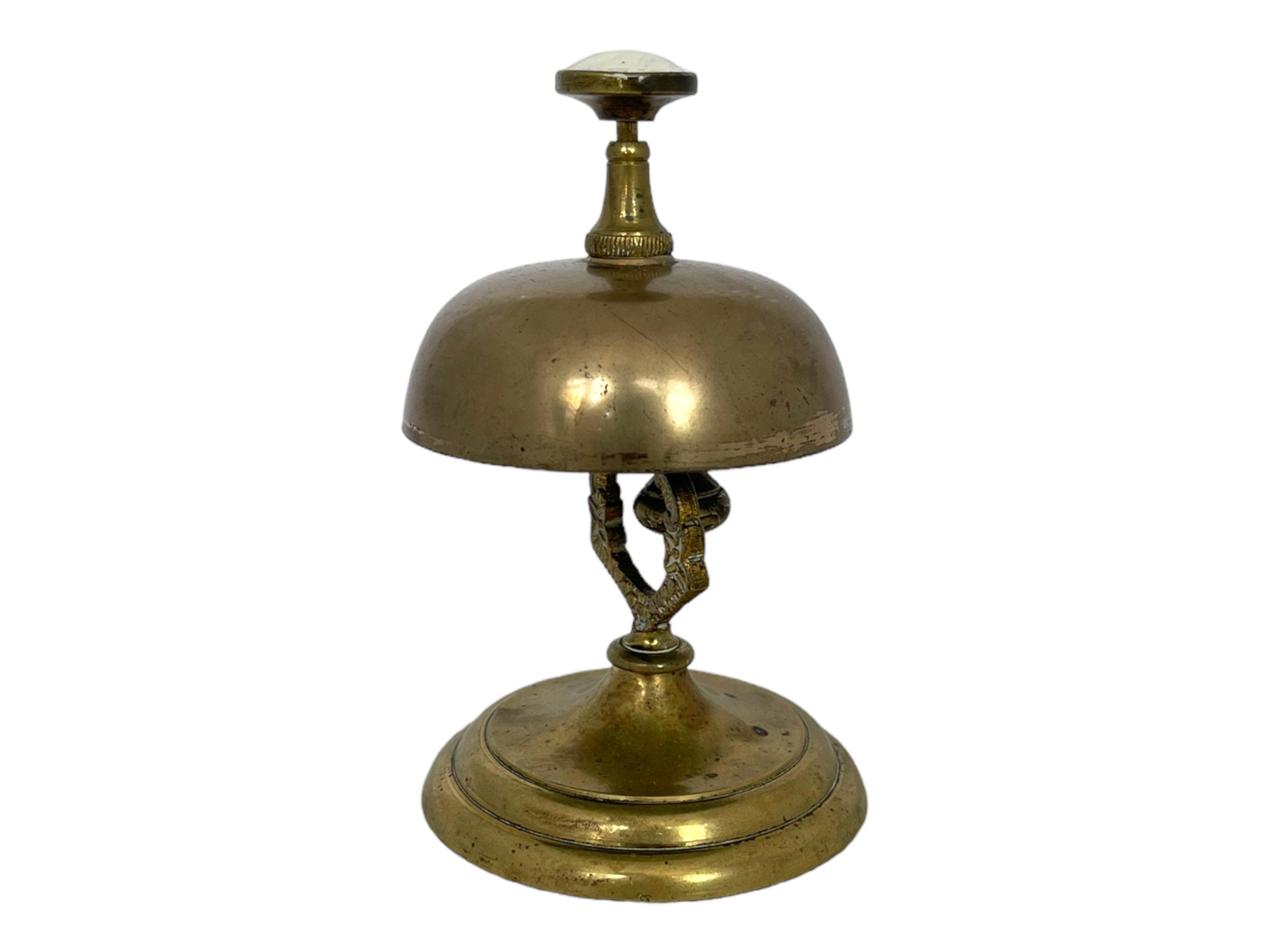 Vintage Brass Desk Bell Hotel Bell Antique Service Ringer Front Desk Call Bell Shop Counter Bell Office Bell Reception Bell Ringer Etsy UK