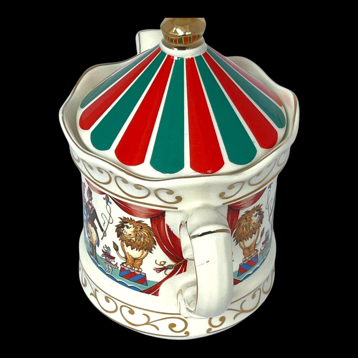 Vintage Sadler Circus Teapot Edwardian Entertainments Teapot Etsy UK
