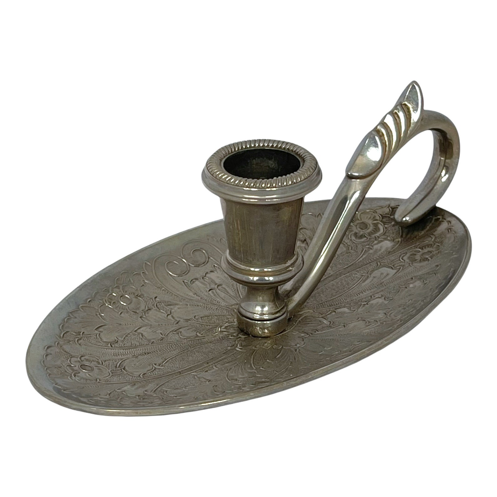 Vintage Seba Silver Plated Candle Holder With Handle Vintage Etsy UK