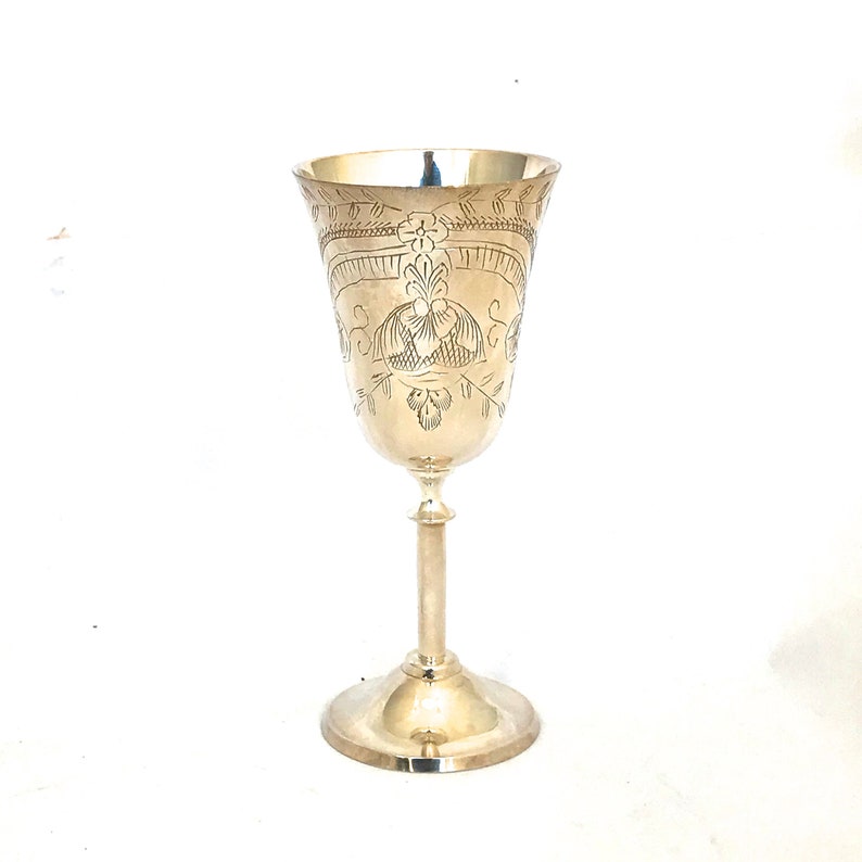 Vintage Silver Chalice 7 Goblet Gothic Spell Goblet Etsy