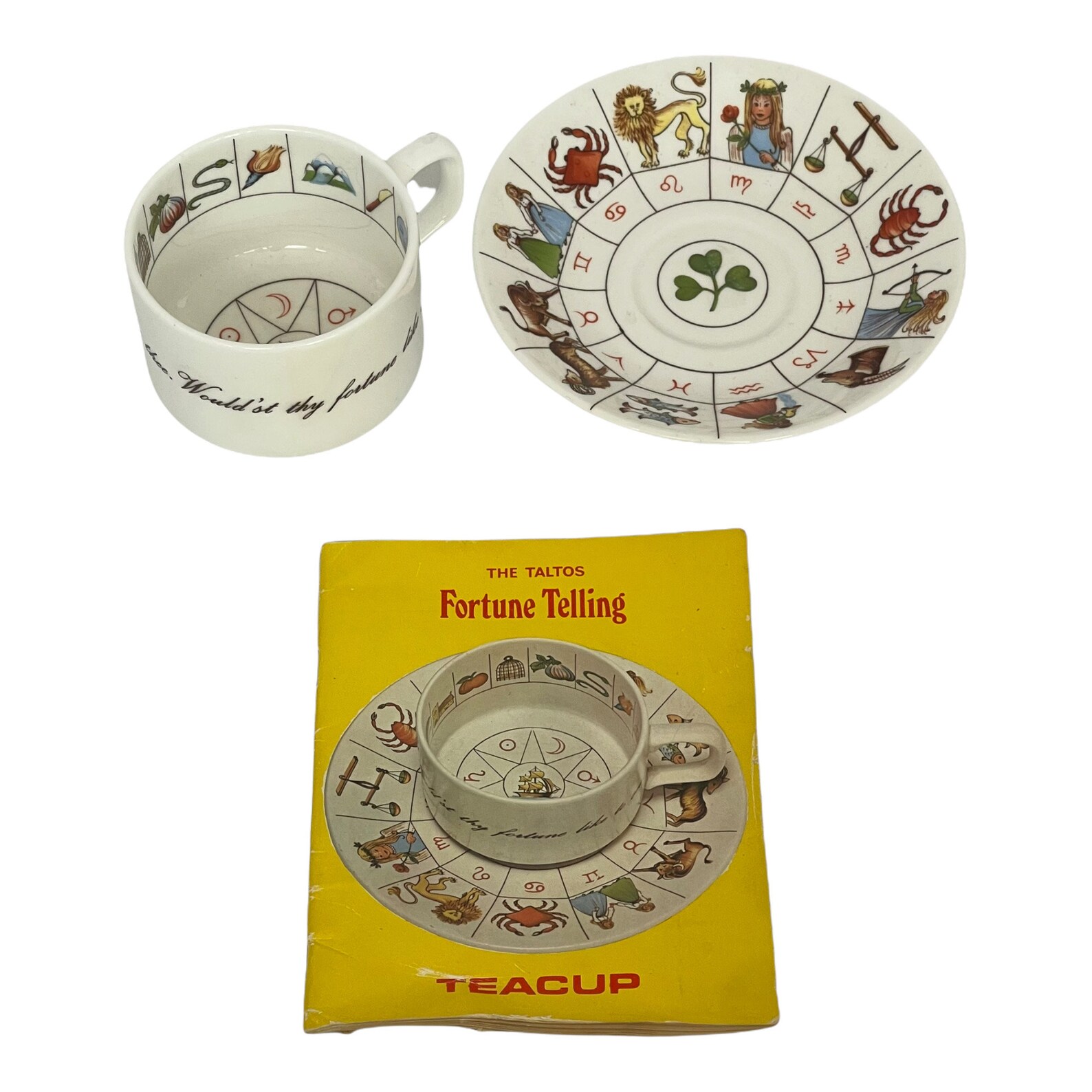 Vintage the Taltos Royal Kendal Fortune Telling Cup Saucer & Etsy UK
