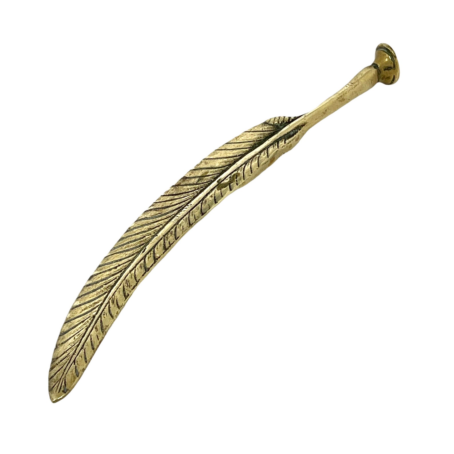 Vintage Brass Claw Letter Opener Feather Letter Opener Claw Etsy