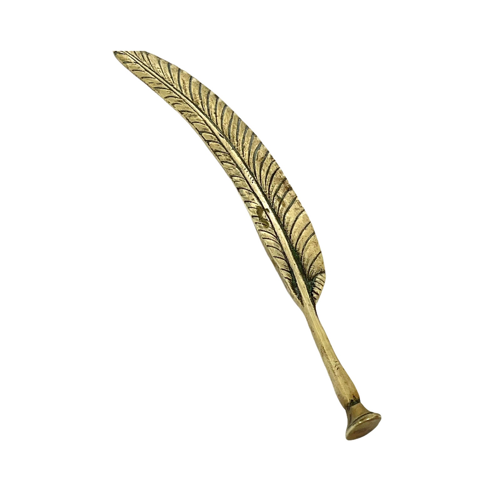 Vintage Brass Claw Letter Opener Feather Letter Opener Claw Etsy