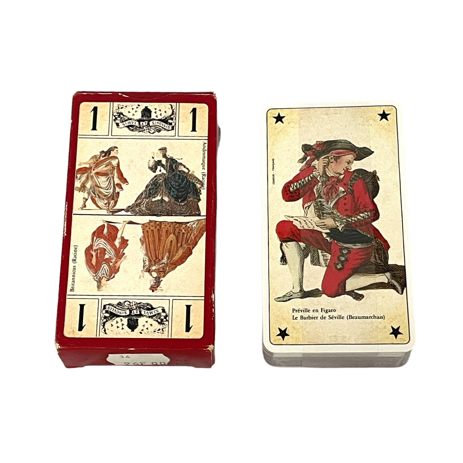 Louis Vuitton Vintage 2 Decks French Playing Cards with Box