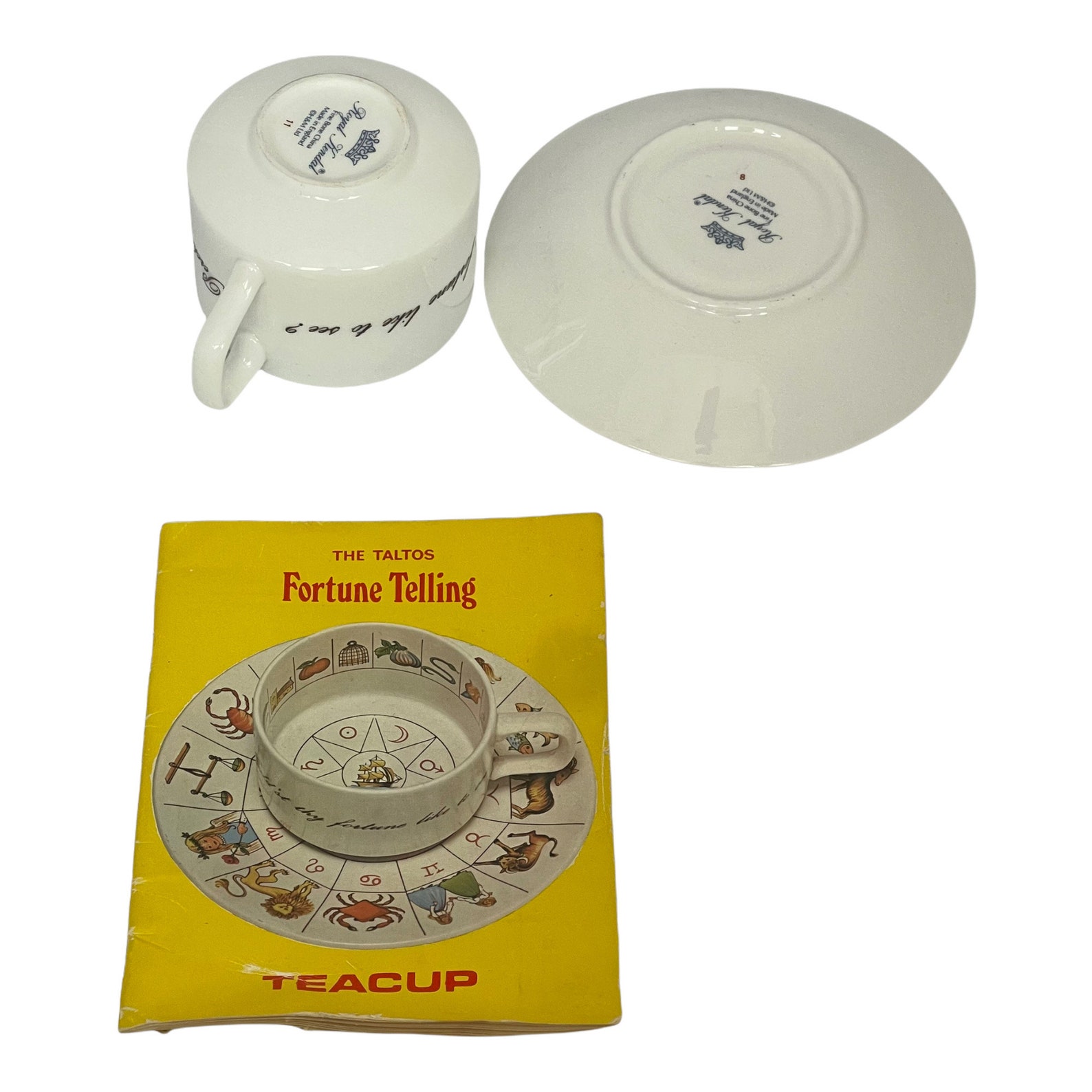 Vintage the Taltos Royal Kendal Fortune Telling Cup Saucer & Etsy UK
