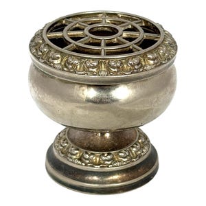 イギリス　シルバープレート　ローズボウル　フラワーボウル　花瓶 イギリス シルバープレート ローズボウル フラワーボウル 花瓶