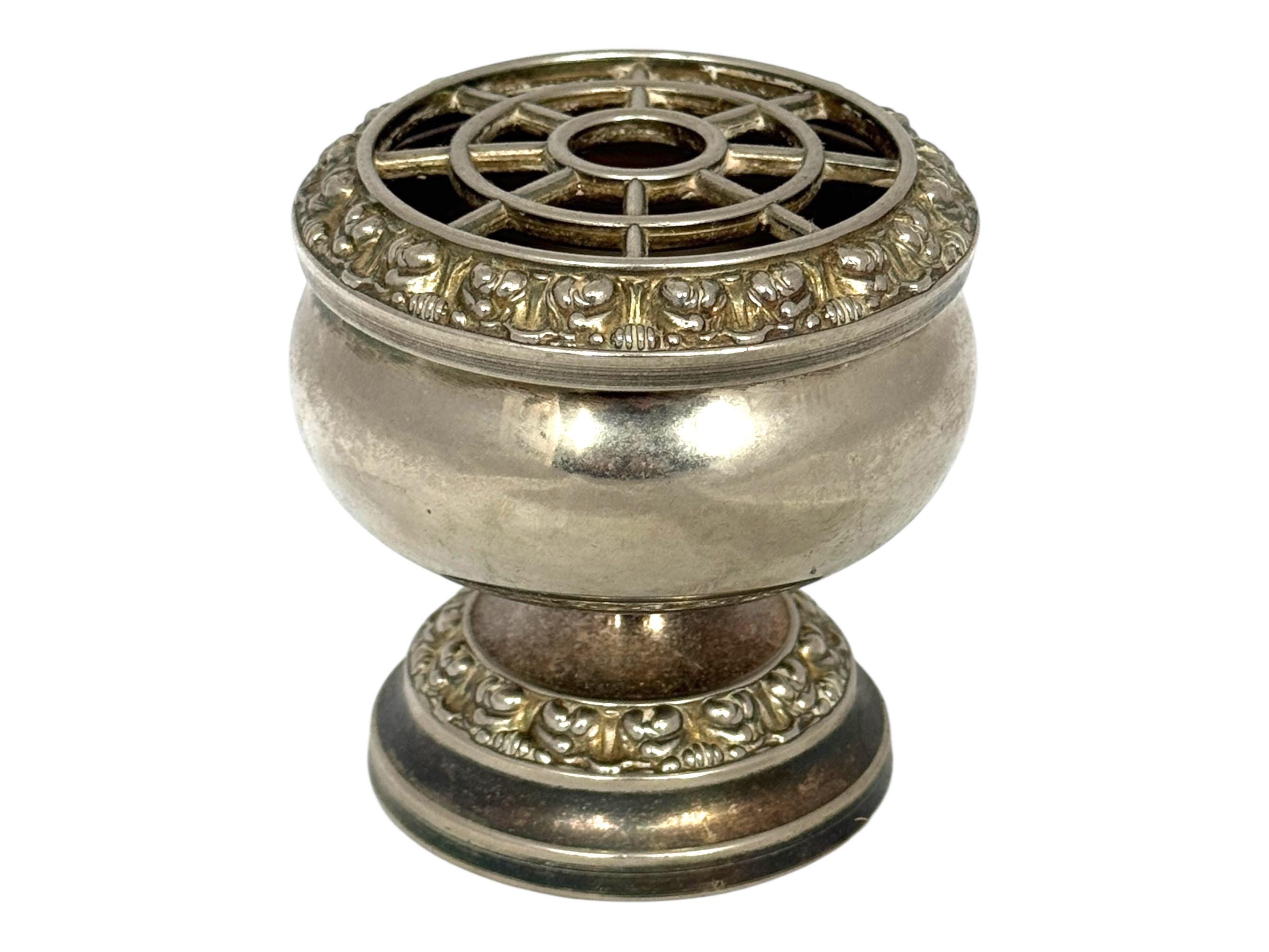 英国 純銀P IANTHE 刻印有 Lサイズ ローズボウル 花瓶 花器 フラワーベース イギリス シルバープレート ヴィンテージ アンティーク Ianthe Rose Bowl - Etsy