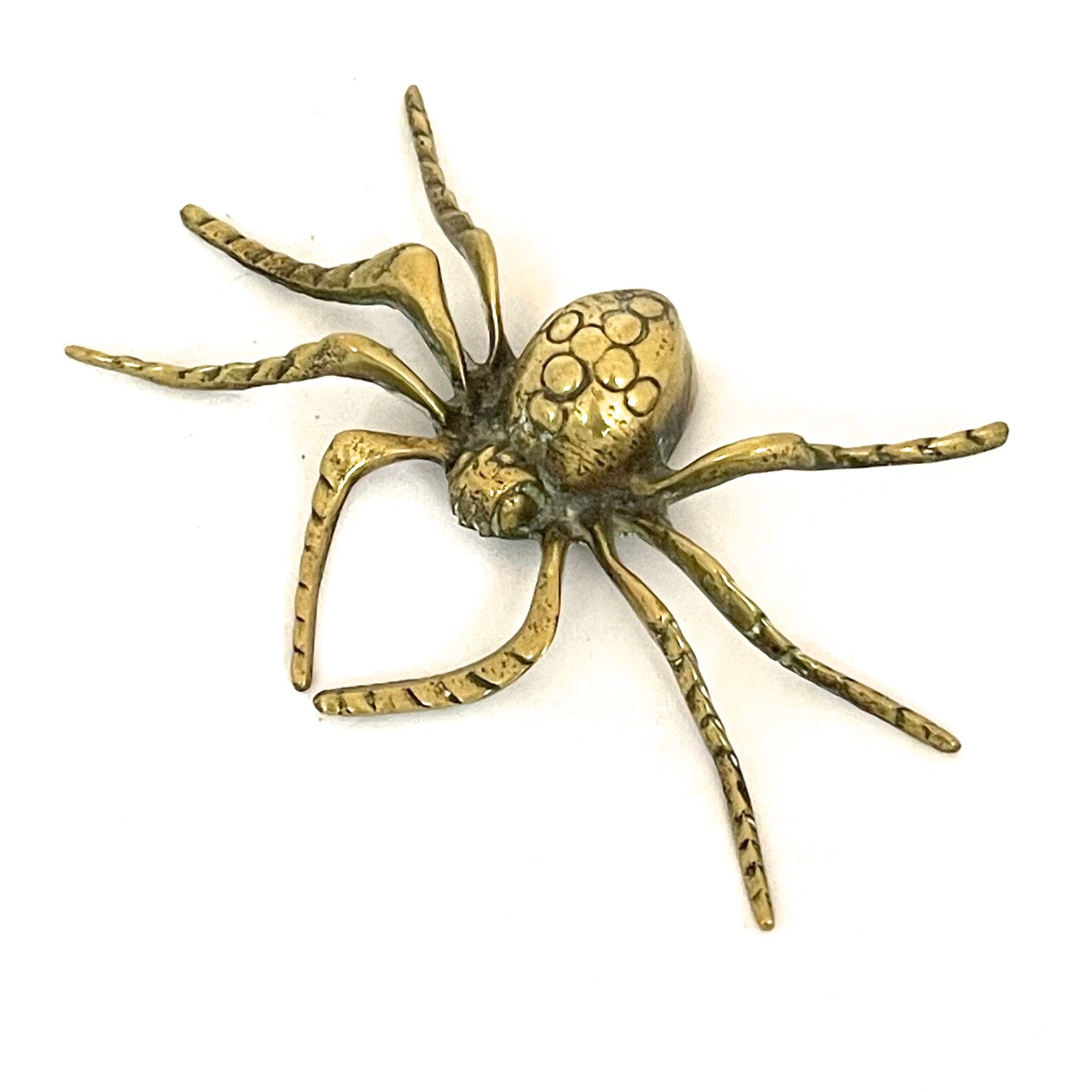 Vintage Brass Spider Figurine Small Brass Spider Ornament Etsy UK