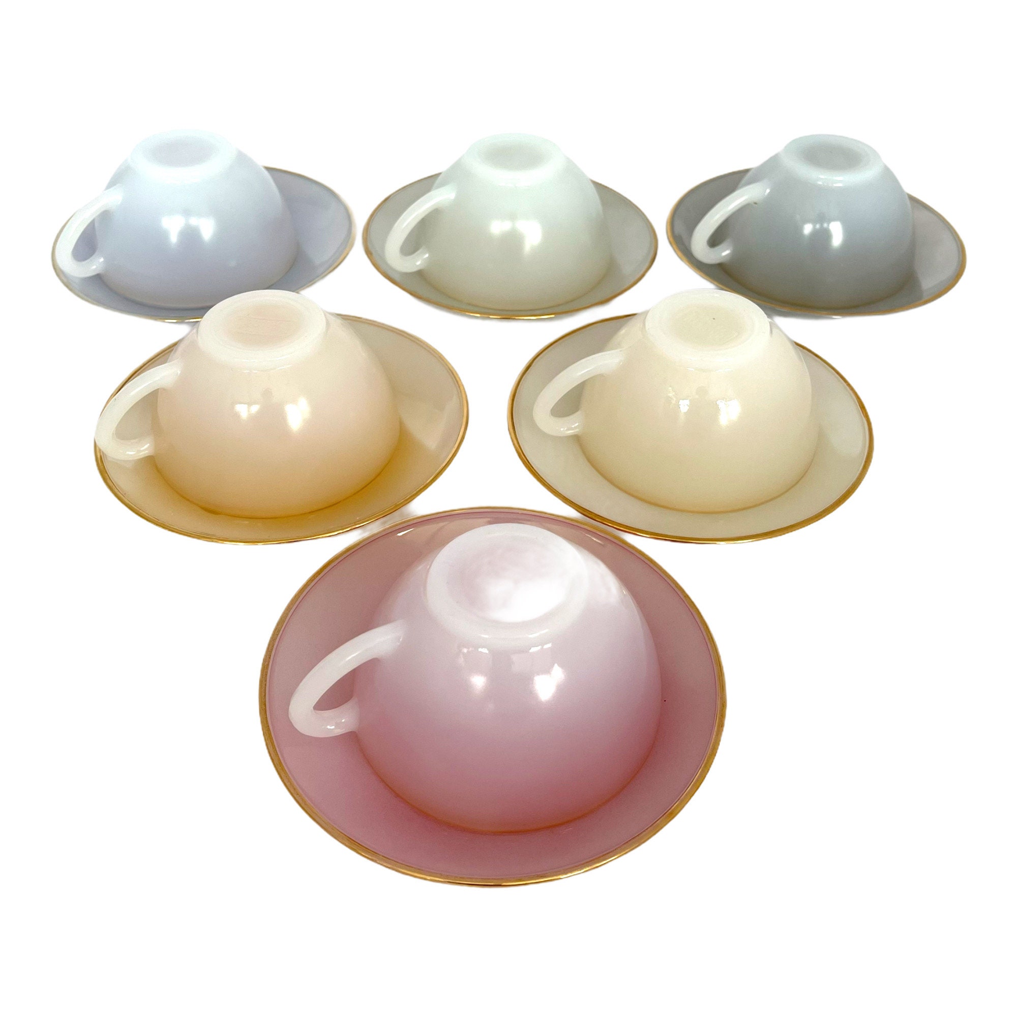 Arcopal Tea Set Opalescent Tea Set Vintage Arcopal Cups & Etsy