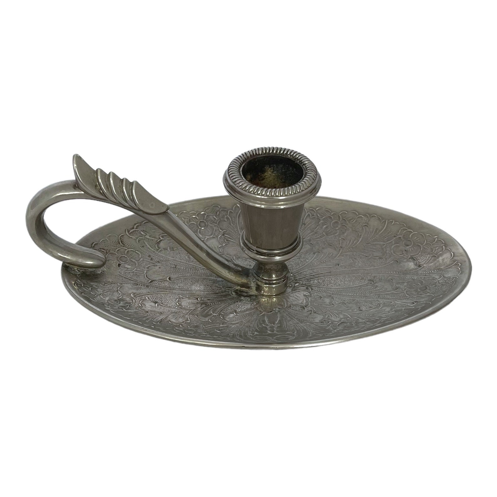 Vintage Seba Silver Plated Candle Holder With Handle Vintage Etsy UK