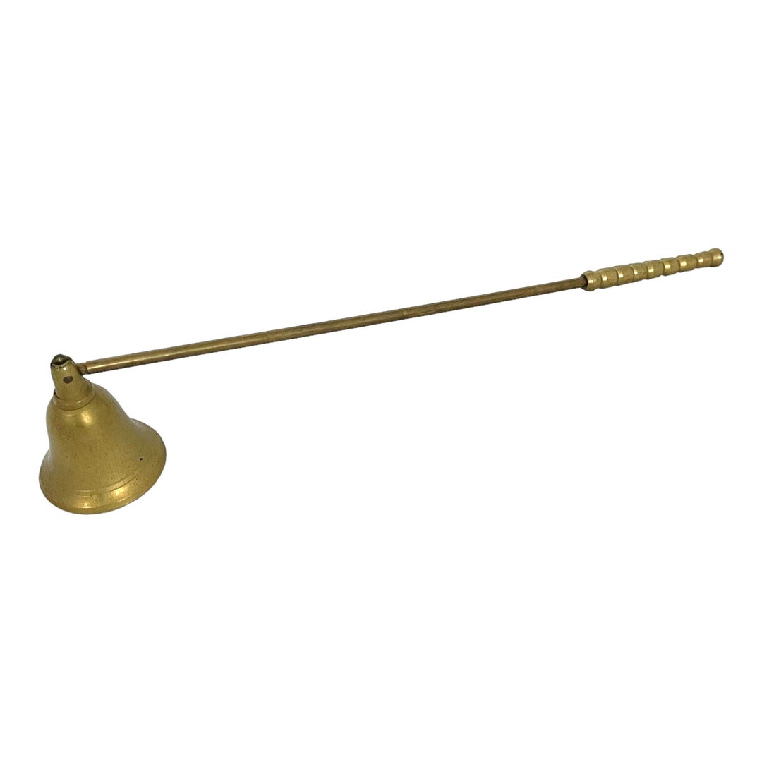 Vintage Brass Candle Snuffer, Long Handled Candle Snuffer, Candle