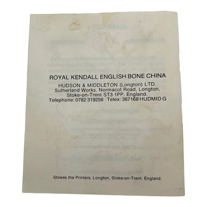 Vintage the Taltos Royal Kendal Fortune Telling Cup Saucer & Etsy UK