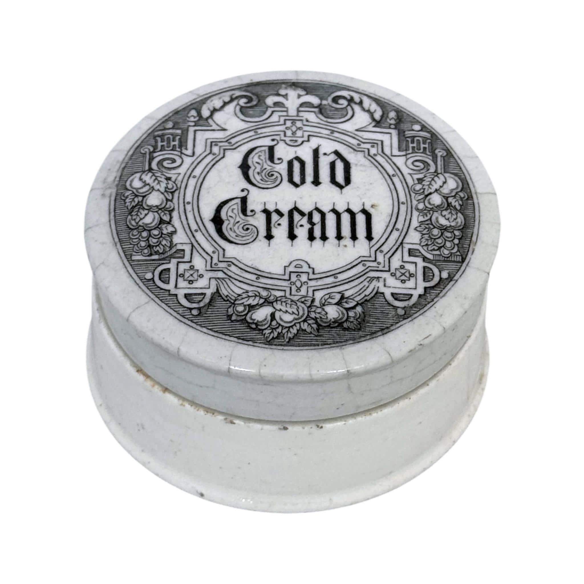 レア　COLD CREAM イギリスアンティーク Victorian Cold Cream - Etsy