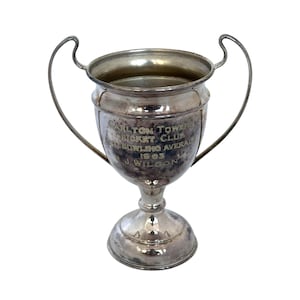 【レトロ】トロフィー 銀メッキ Silver trophy antique - Etsy 日本
