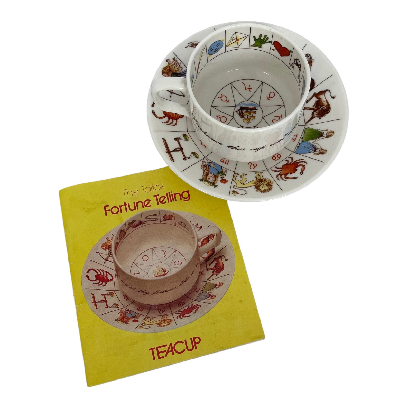 Vintage the Taltos Royal Kendal Fortune Telling Cup Saucer & Etsy UK