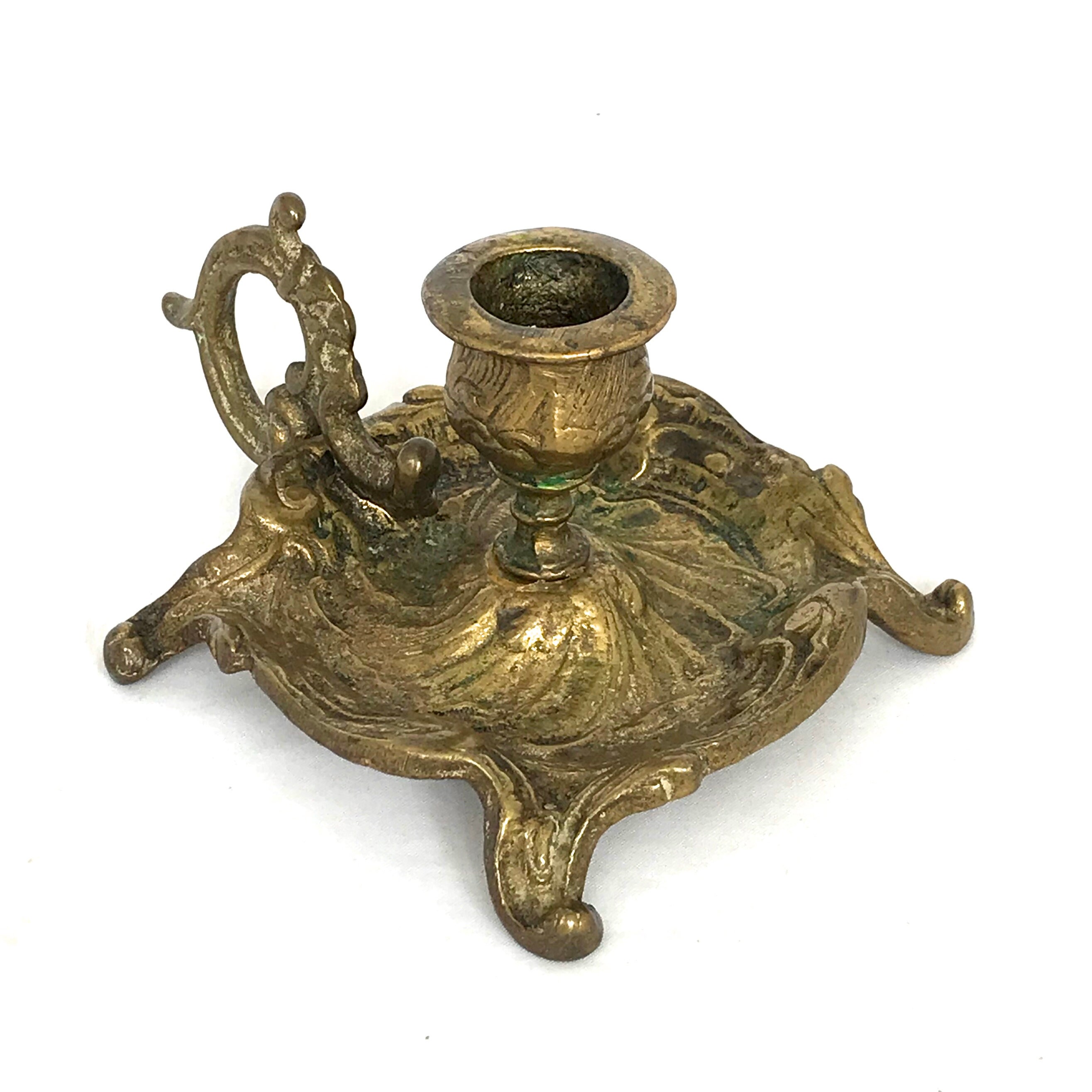 Candlestick Holders Candleholders brass chamber stick vintage small